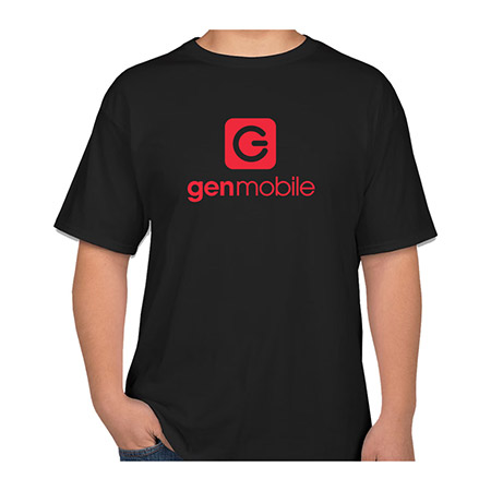 Picture of GenMobile Tshirt Medium Black